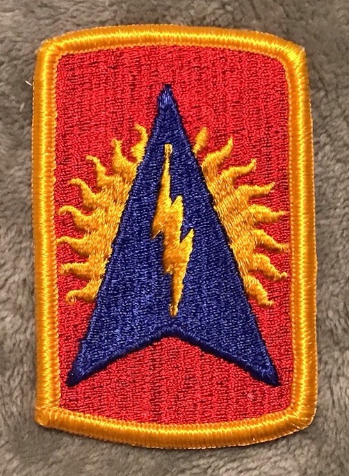 US Army 164th Air Defense Artillery Brigade Patch Insignia Full Color