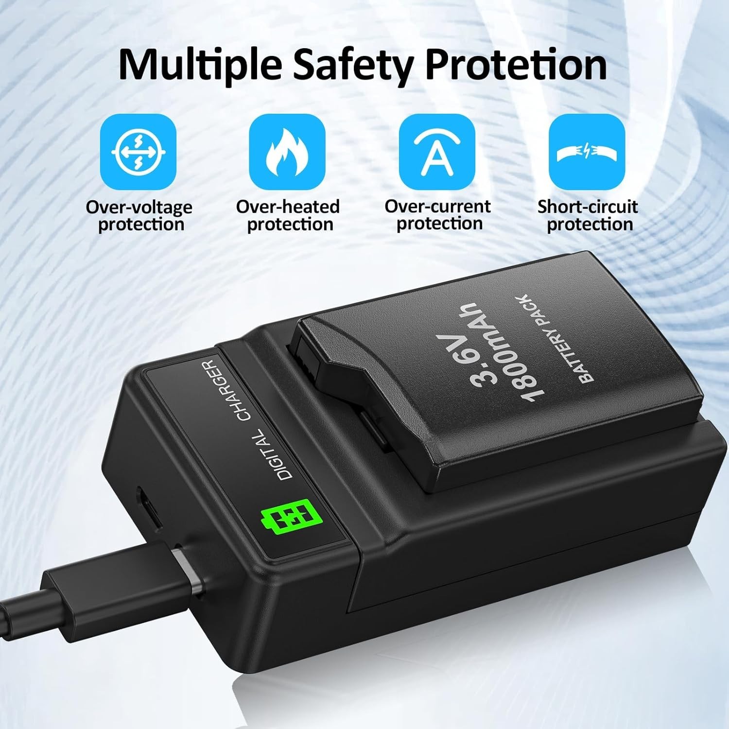 Dual 1800mAh PSP Batteries with LED Charging Station - Enhance Your Gaming Life