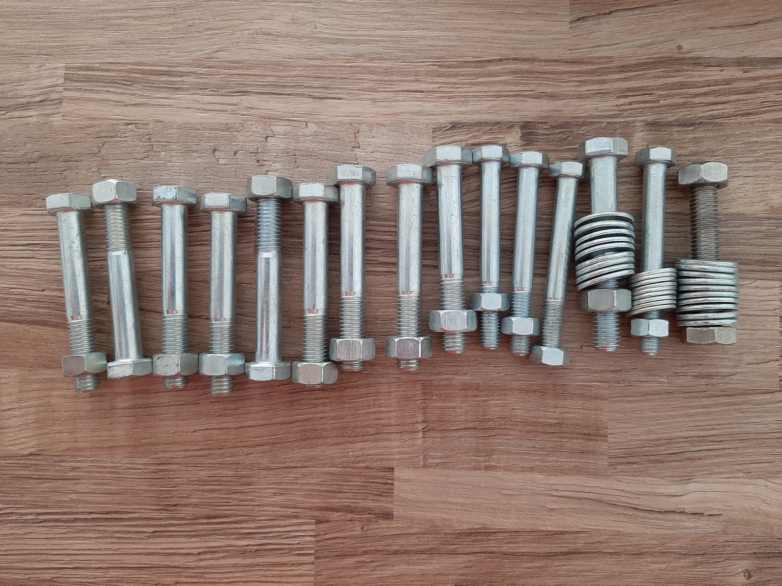 Thirty-four bolts