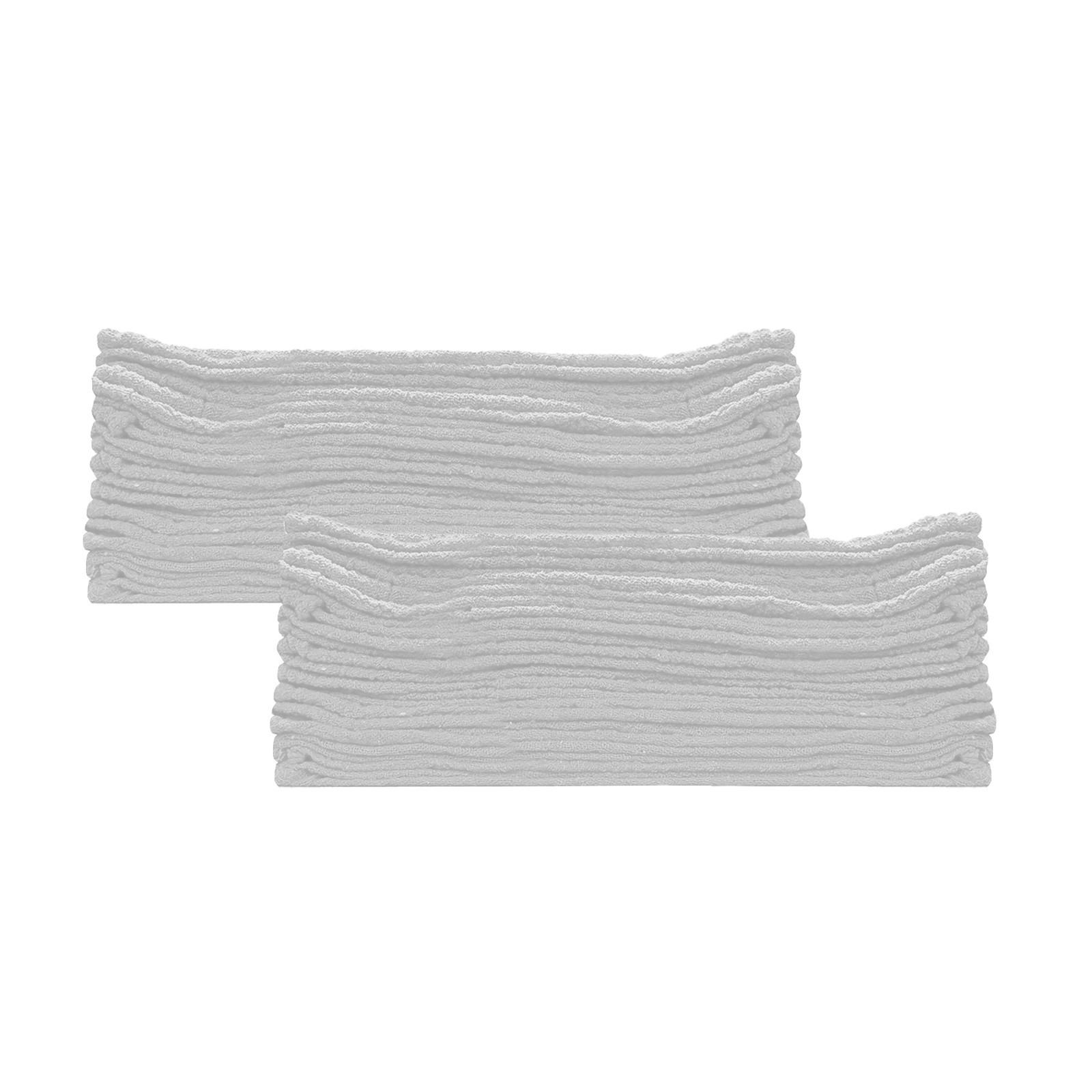 White Shop Towels 100% Cotton 13" x 14" – A Grade Bulk Industrial Cleaning Rags