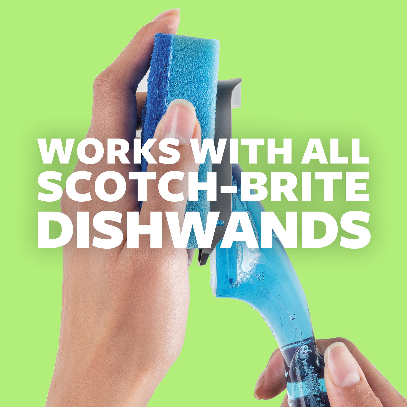 Scotch-Brite Non-Scratch Dishwand Refill: 2-pack (Blue)