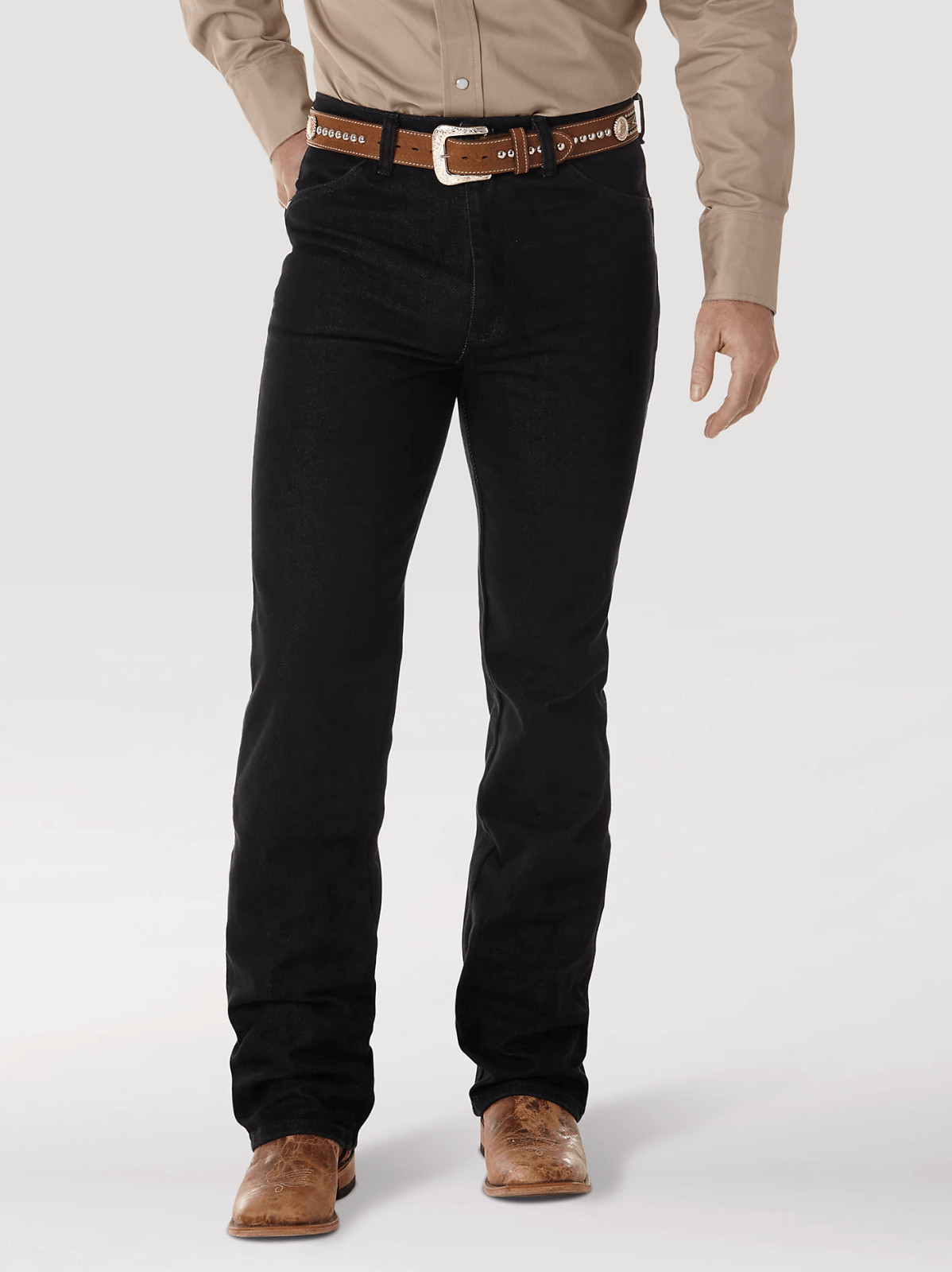 Men's Wrangler® Cowboy Cut® Slim Fit Stretch Black Jean 938BLK