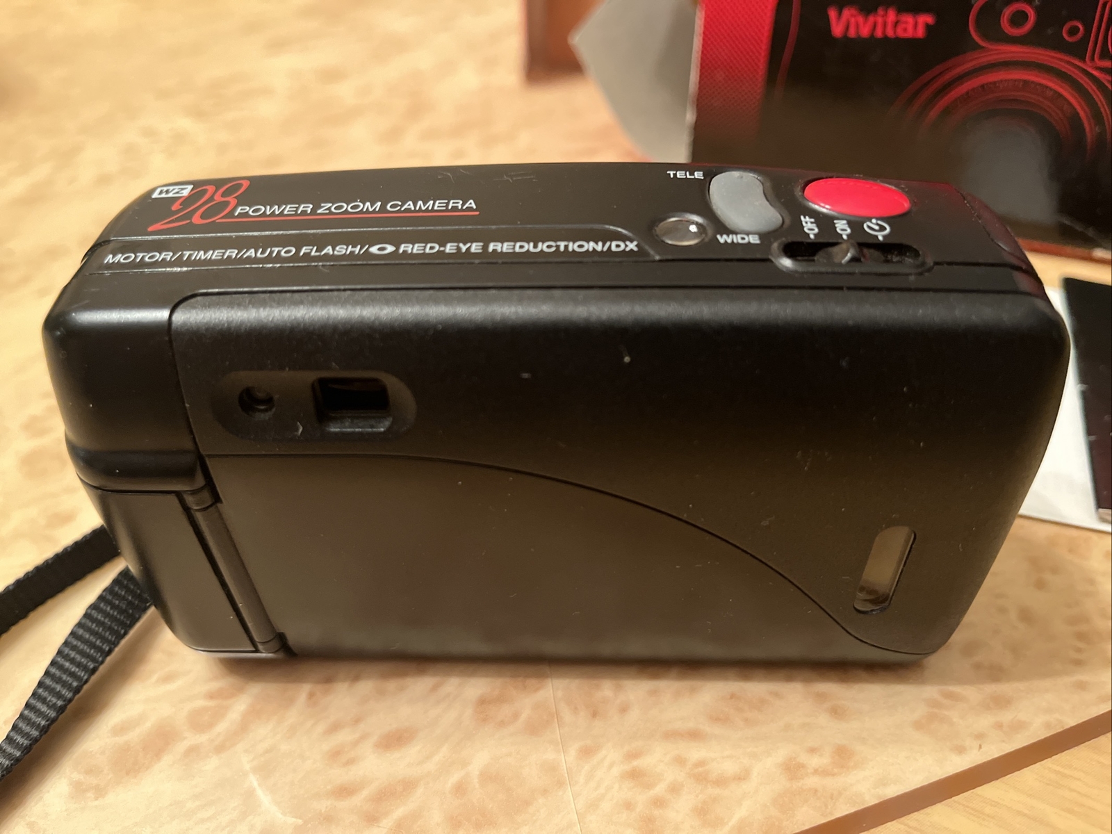 Vivitar Camera WZ28 28 to 52mm Point and Shoot Zoom Lens Original Box And Instr