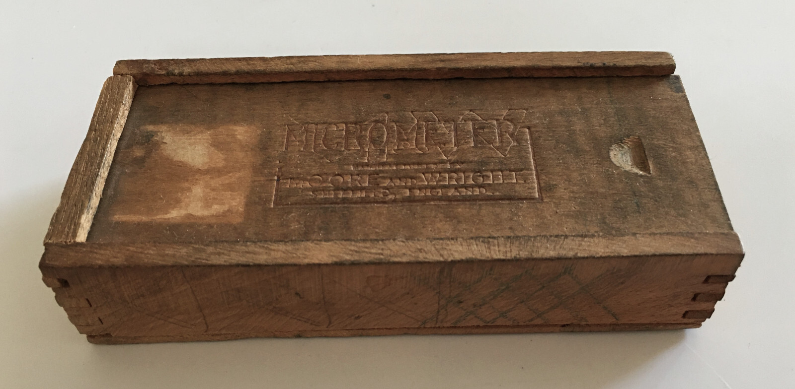 Vintage Boxed, ‘Moore & Wright’ Micrometer No. 965