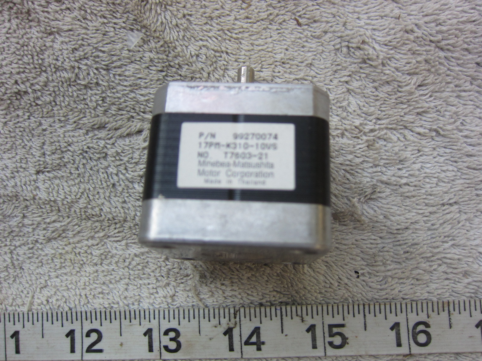 Studio Minebea Motor 92270074 17PM-K310-10VS T7603-01 Motor, Used