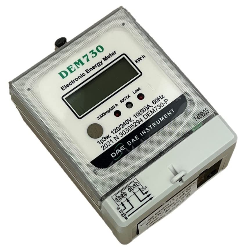 Electric kWh Submeter, 50A, RS485, Internal CT - IoT Ready