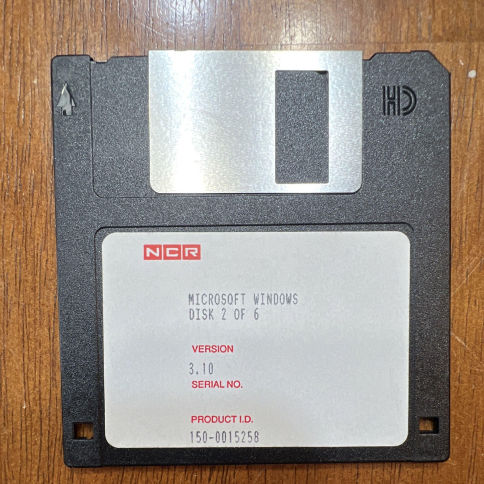 NCR Microsoft Windows 3.10 Floppy 3.5" Operating System 6 Disk Set English