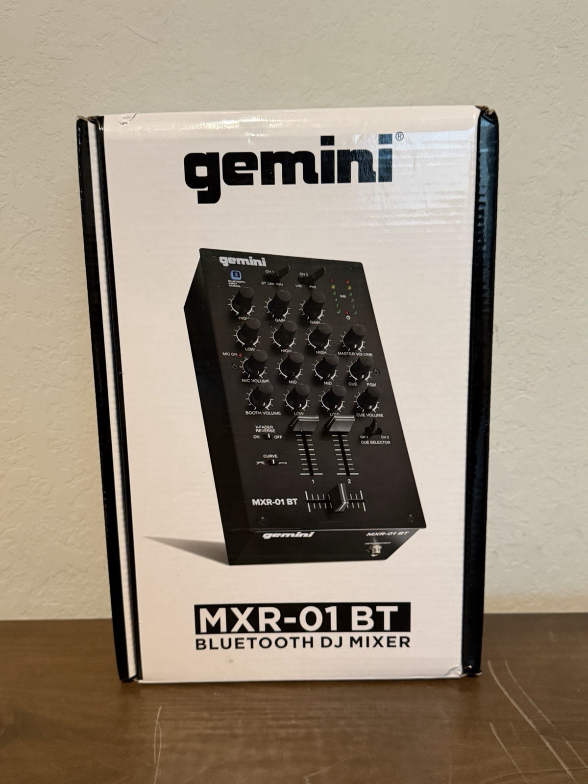 Gemini MXR-01BT 2 Channel Professional DJ Mixer With Bluetooth Input