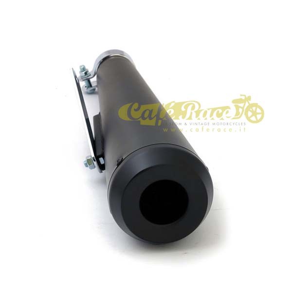 Black Megaphone Terminal Length 42Cm Caferace Custom