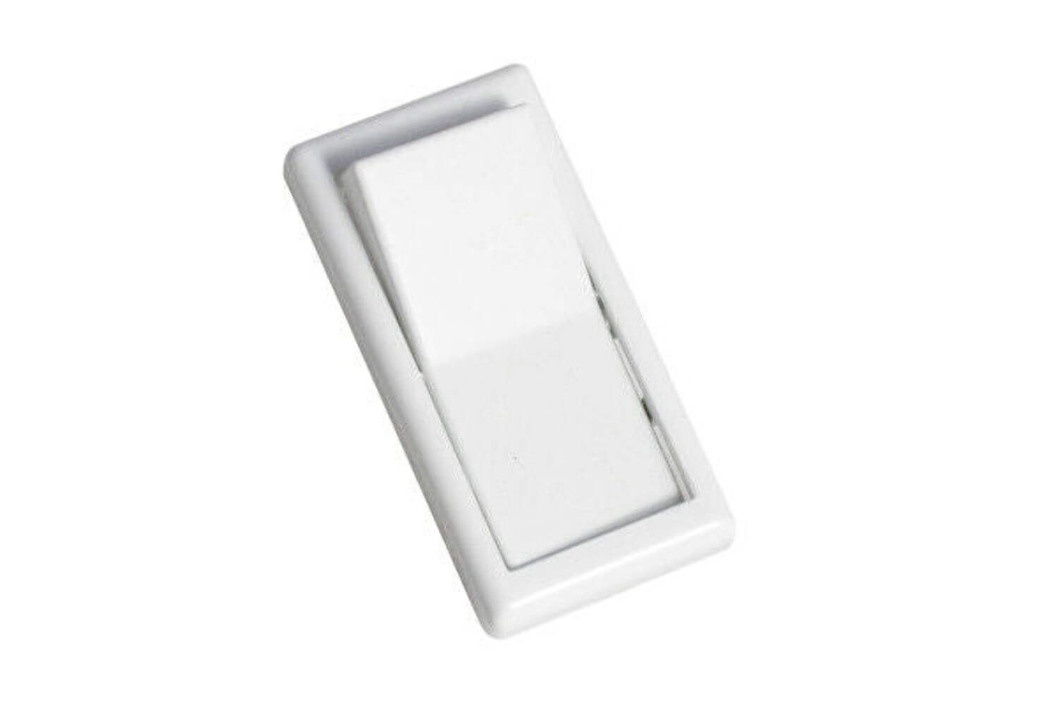 Wirecon White Replacement Rocker Switch Covers (3-Pack) for Mobile Homes & RVs