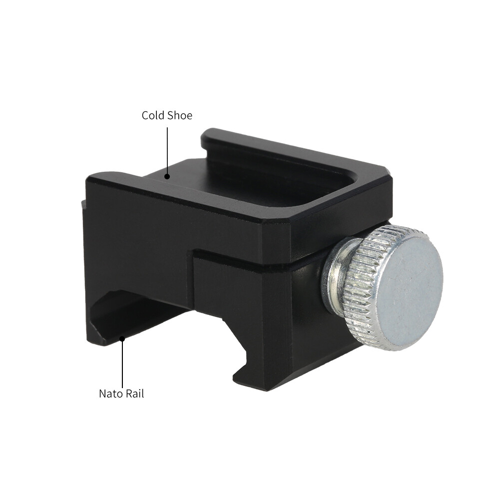 Niceyrig Cold Shoe Mount with Nato Rail