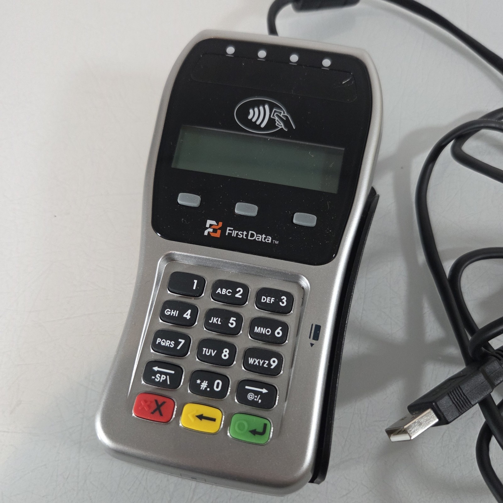 FD35 First Data 001791064 Pin Pad With Well Encryption, Tap or Swipe Card Reader