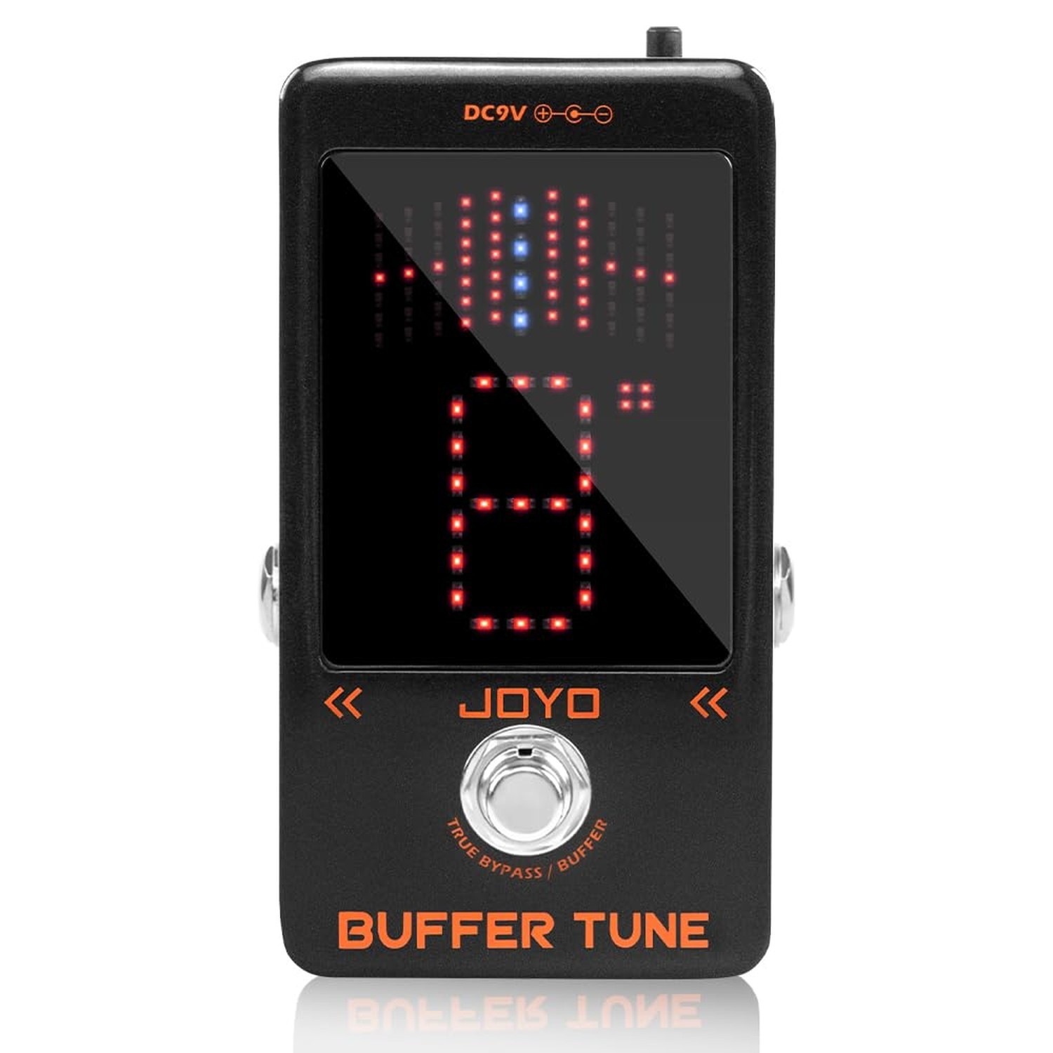 JOYO Buffer & Tuner Guitar Pedal, ±1 Cent Accuracy with LED Display & Analo