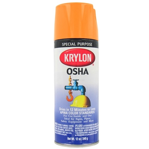 Krylon 1929 12 Oz OSHA Safety Color Paint Spray, Purple