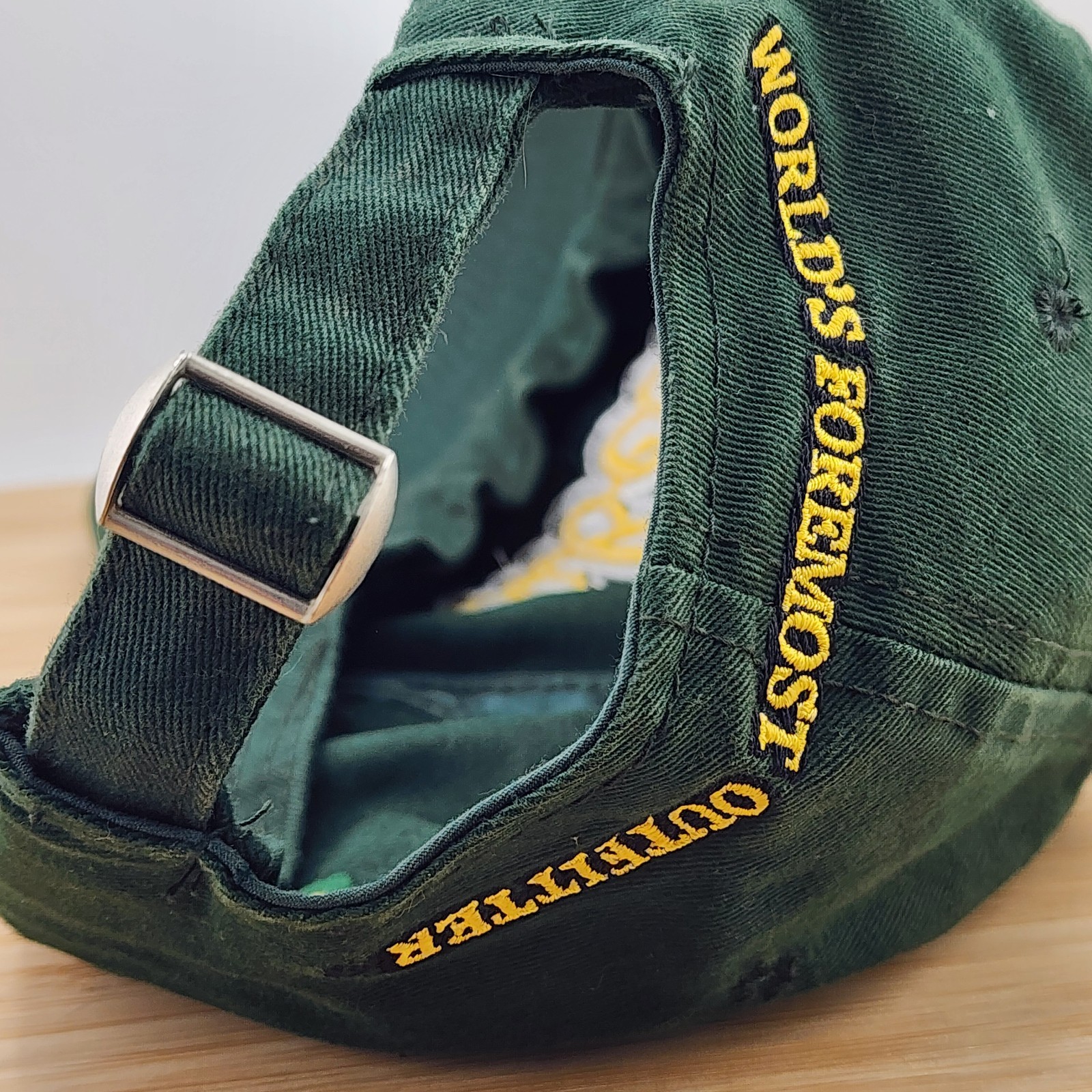 Cabela's Hat, Green, Cabelas Script Dap Cap, Unstructured, Cotton, Strapback