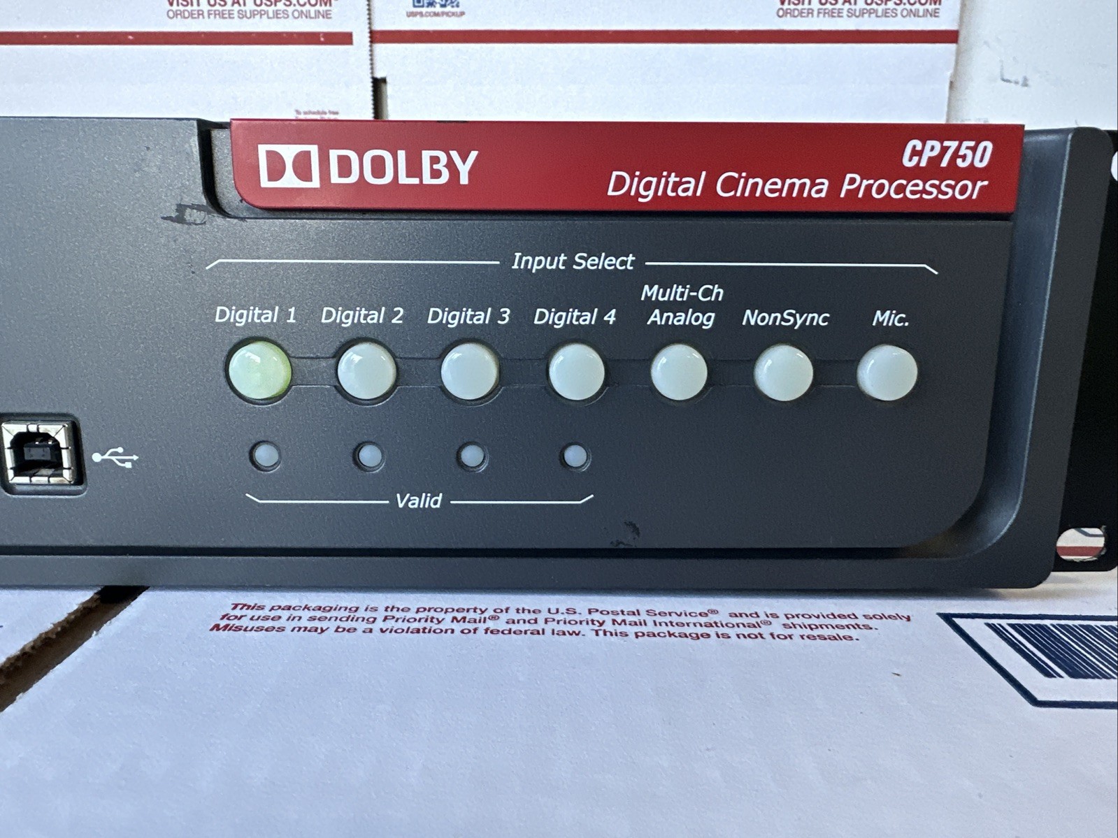 DOLBY CP-750 Digital Cinema Stereo Audio Processor CP750
