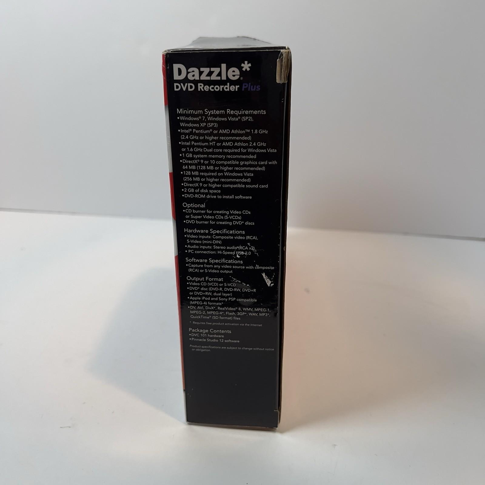 Dazzle DVD Recorder Plus Video Capture Device Open Box Untested No Software