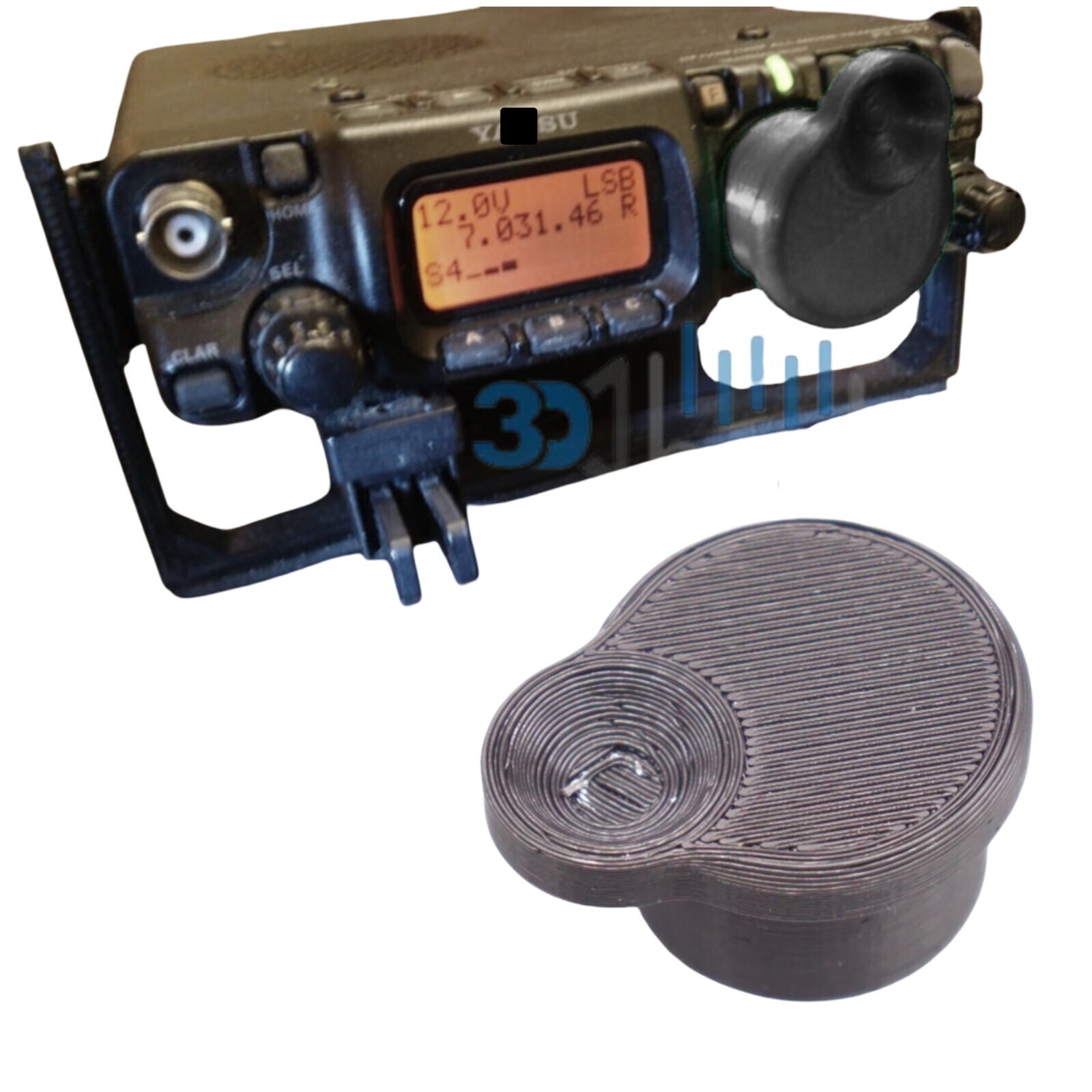 Replacement VFO Knob for Yaesu FT-817 FT-818 Radio Transceiver