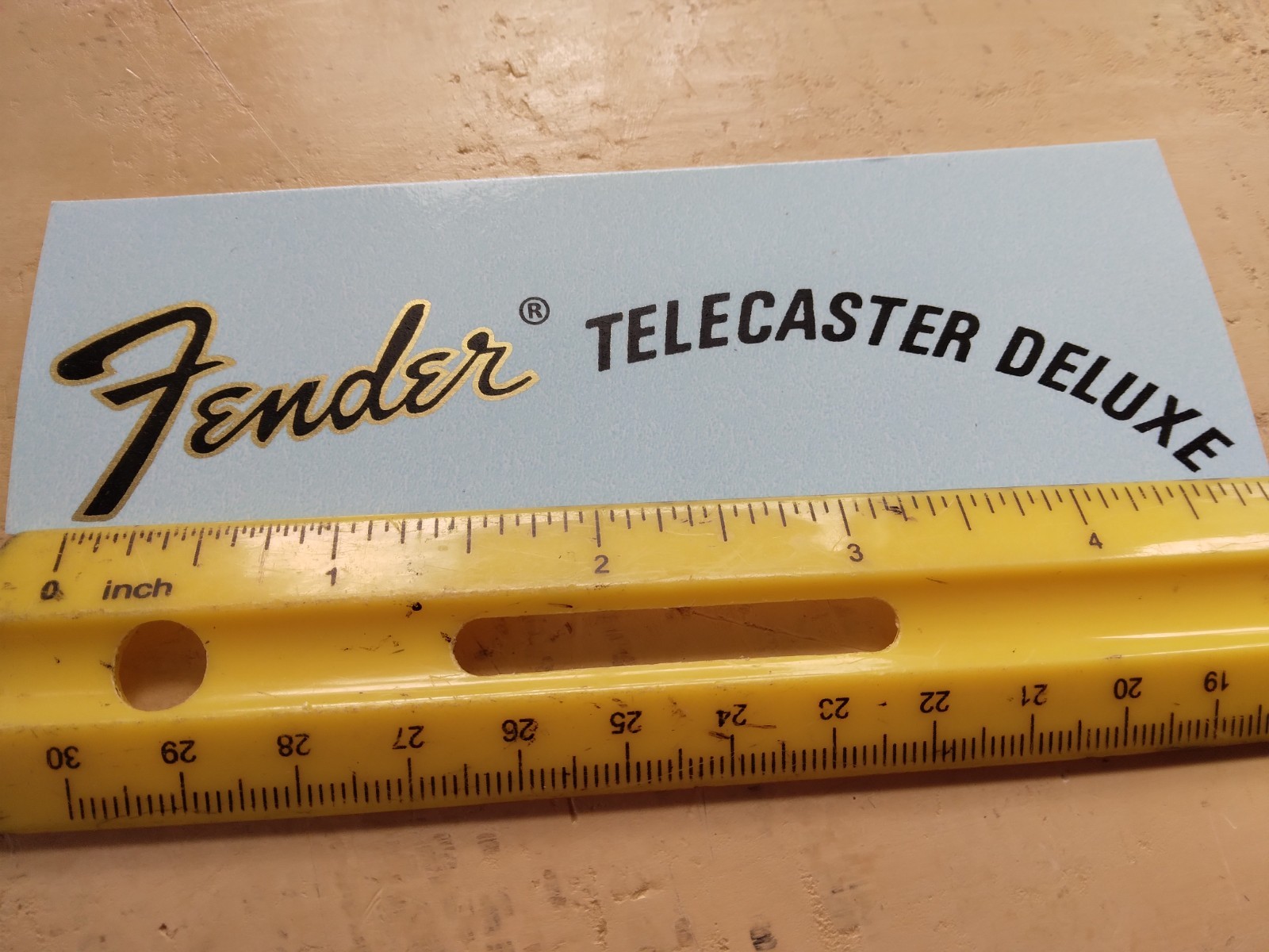 Fender Telecaster Deluxe Electric Guitar, Premium Waterslide Decal, Metallic Ink