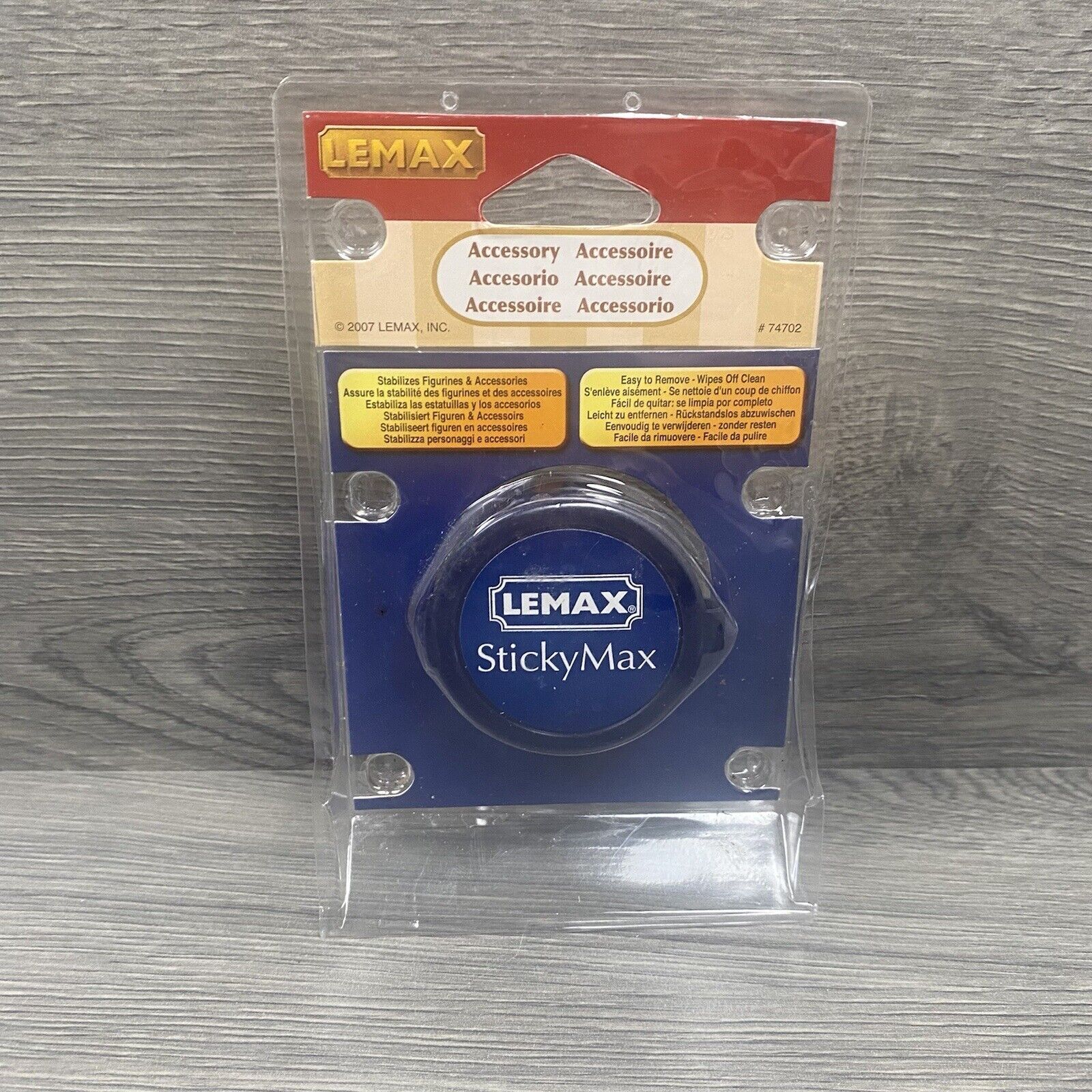 LEMAX Sticky Max #74702 Stabilizes Figurines & Accessories Easy To Remove New