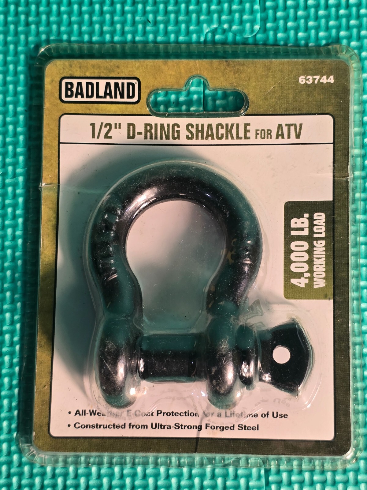 BADLAND 1/2'' D-Ring Shackle for ATV Open Package 4000 lbs Rating 🔥🔥