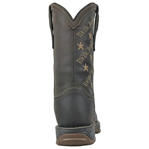 HOSS Men's 10" We The People Composite Toe Waterproof Pull-On Work Boot Black -
