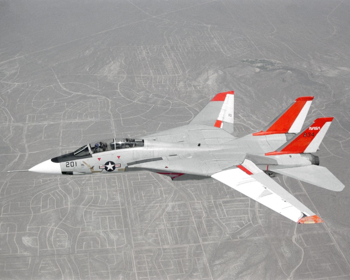 1986 NASA F-14 Tomcat Aircraft - 8x10 Photo On 8.5x11 #2311