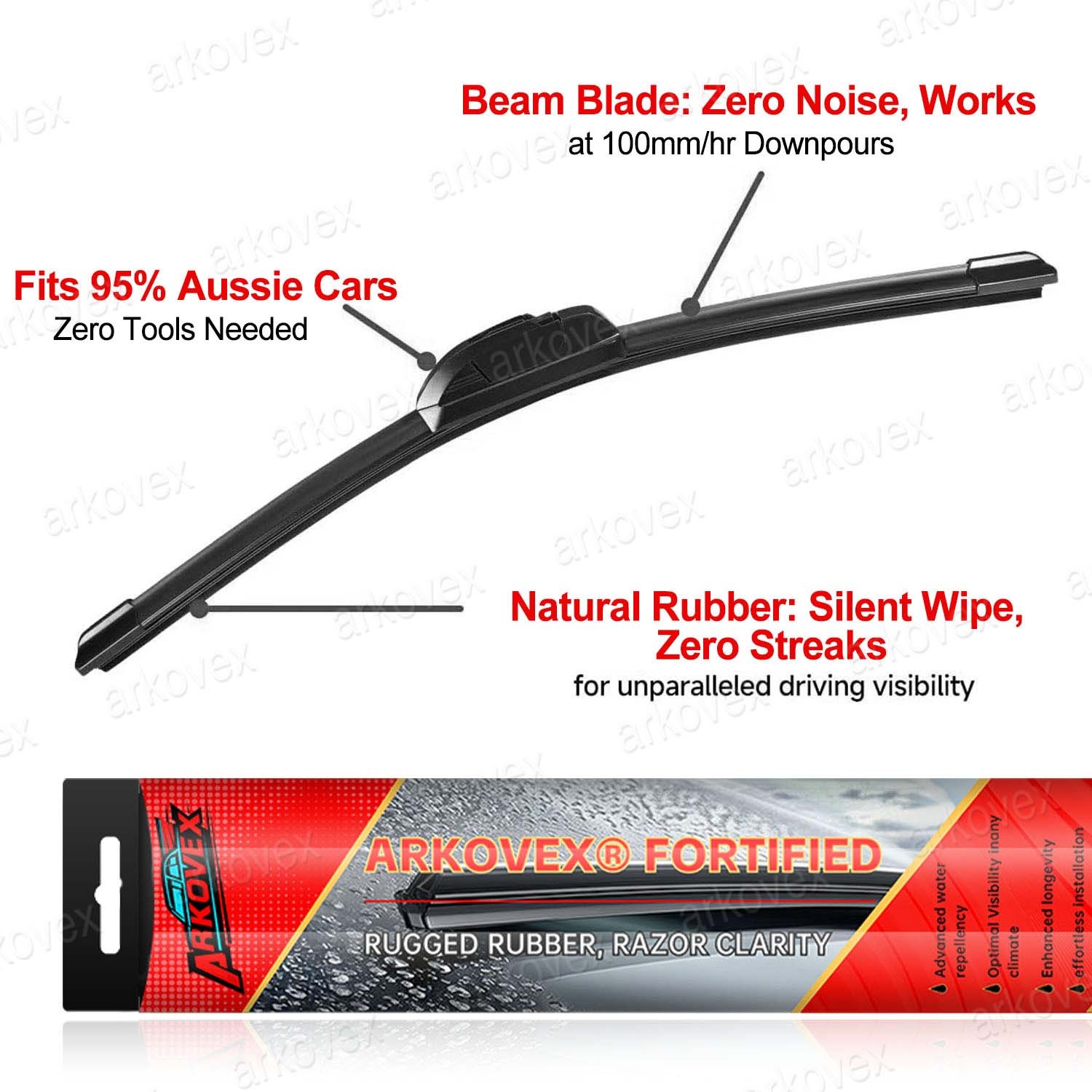 For Ford F-150 1999-2020 OEM Front Windshield Wiper Blades One Set of 22"+22"