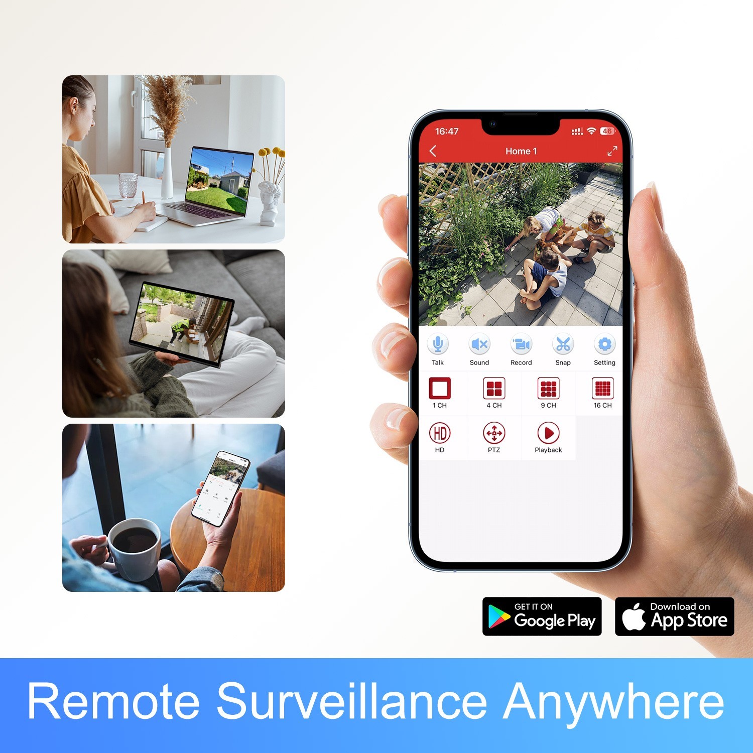 Wireless 10CH NVR 3MP WIFI Security Camera System 2 Way Audio AI Detection