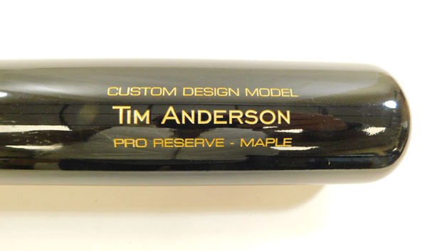 Tim Anderson Unsigned Victus Game Model Bat 34"
