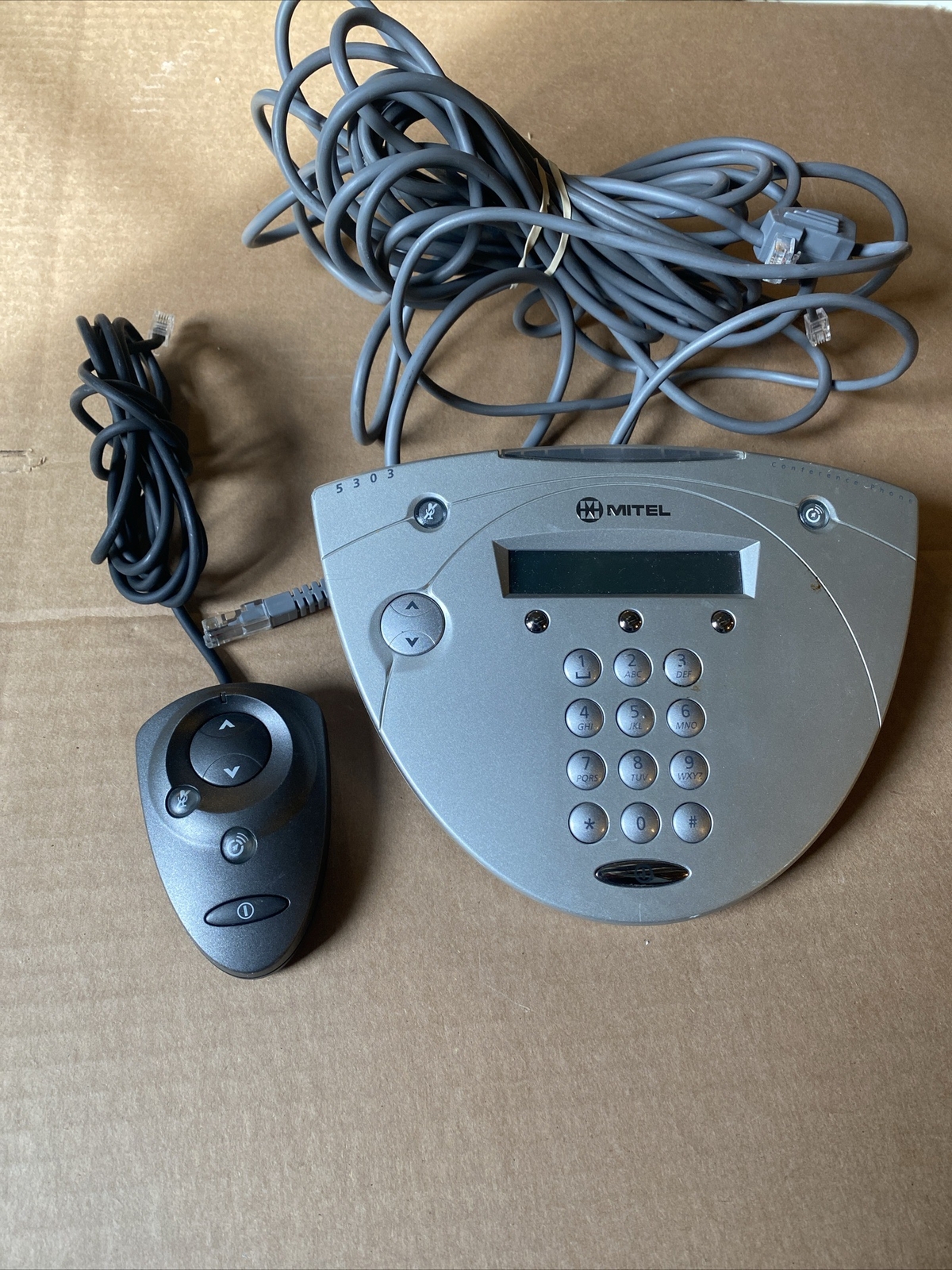 Mitel 50001900  5303 Conference Phone 50001903 Keypad W/ Dark Mouse 50001543