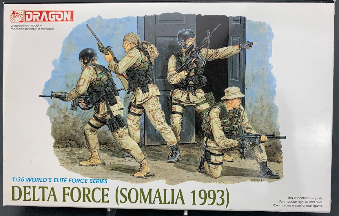 1:35 Dragon Models 3022 *2 Delta Force Somalia 1993 NIB! PM0312