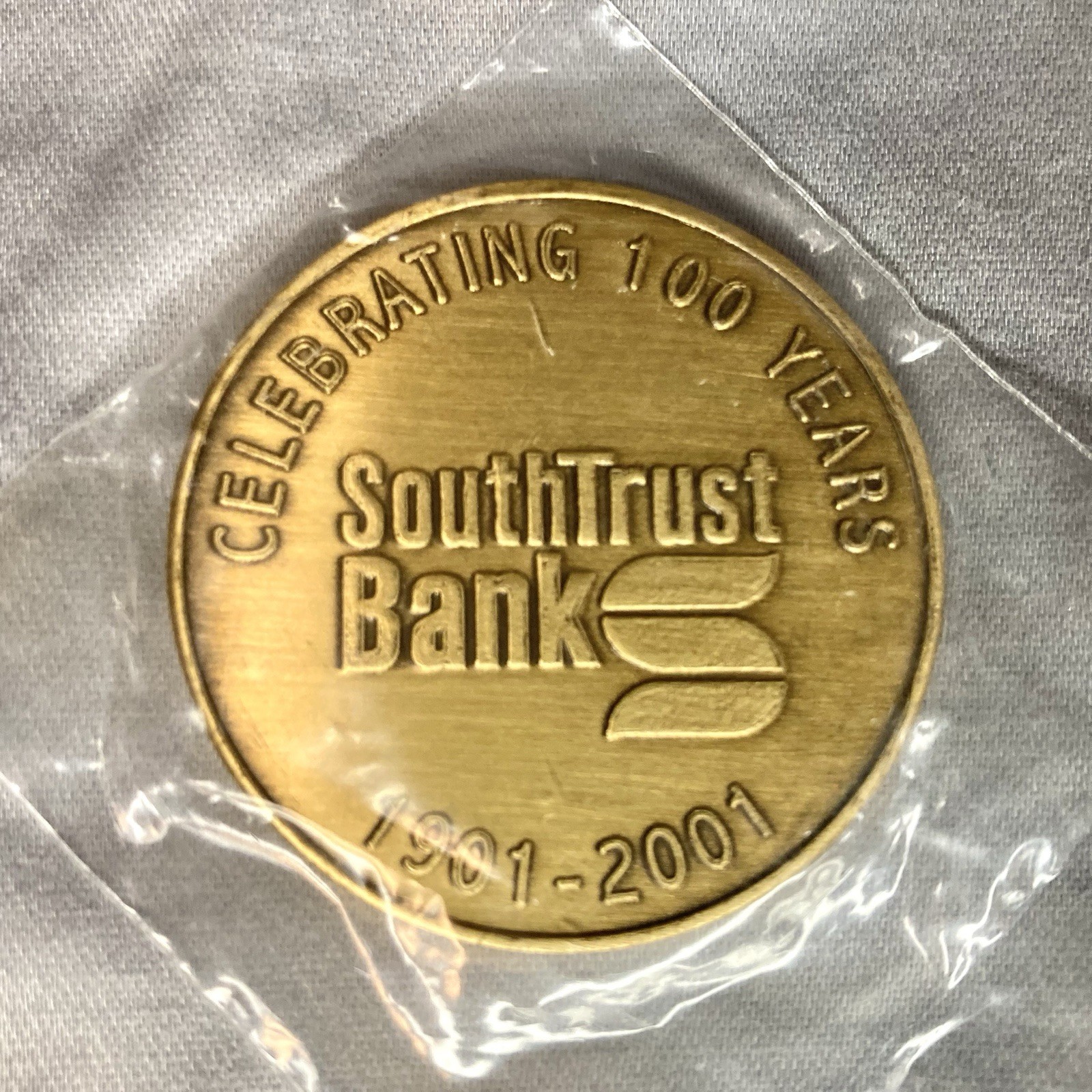 SouthTrust Bank Commemorative Coin Token 1901-2001 Centennial