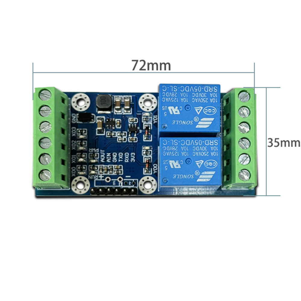 4 Way Optocoupler Input 2 Way Relay Output Relay Module 32-bit CPU Relay Board