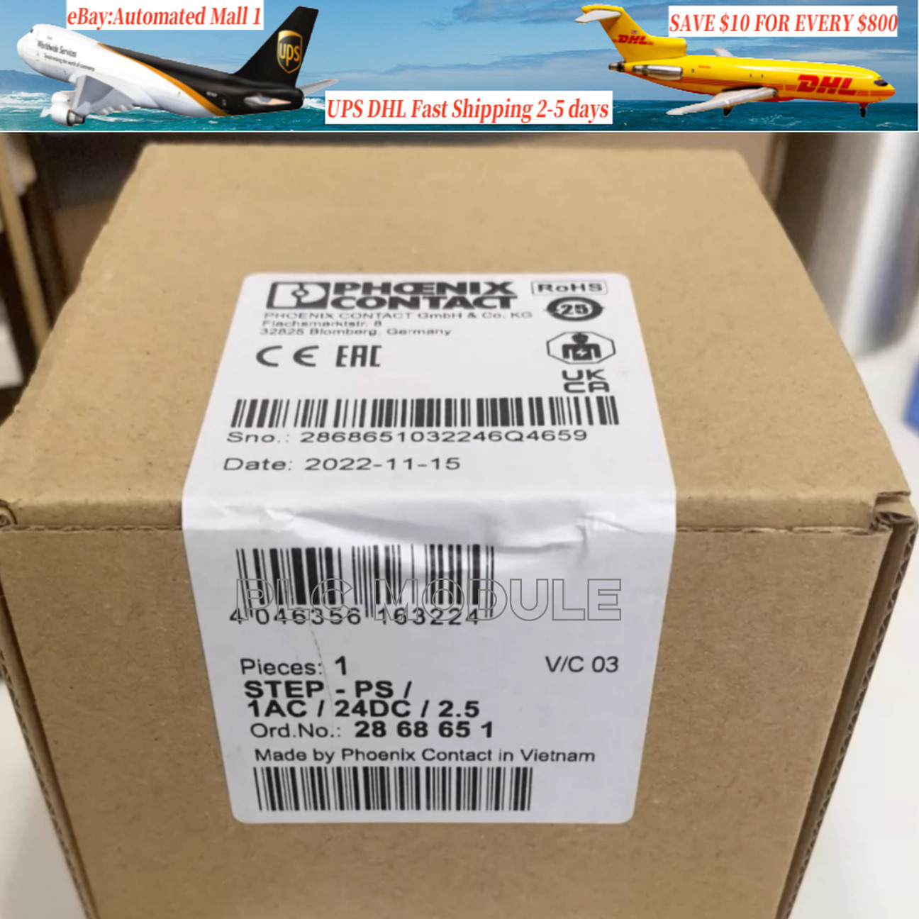 Phoenix Contact STEP-PS/1AC/24DC/2.5 2868651 module