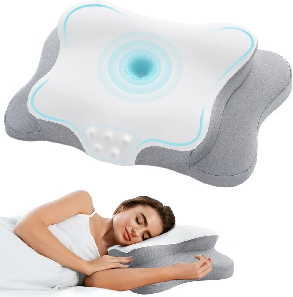Almohadas Ortopedicas Para Cervical Alivio Dolor Cuello Foam Memory Dormir Bien