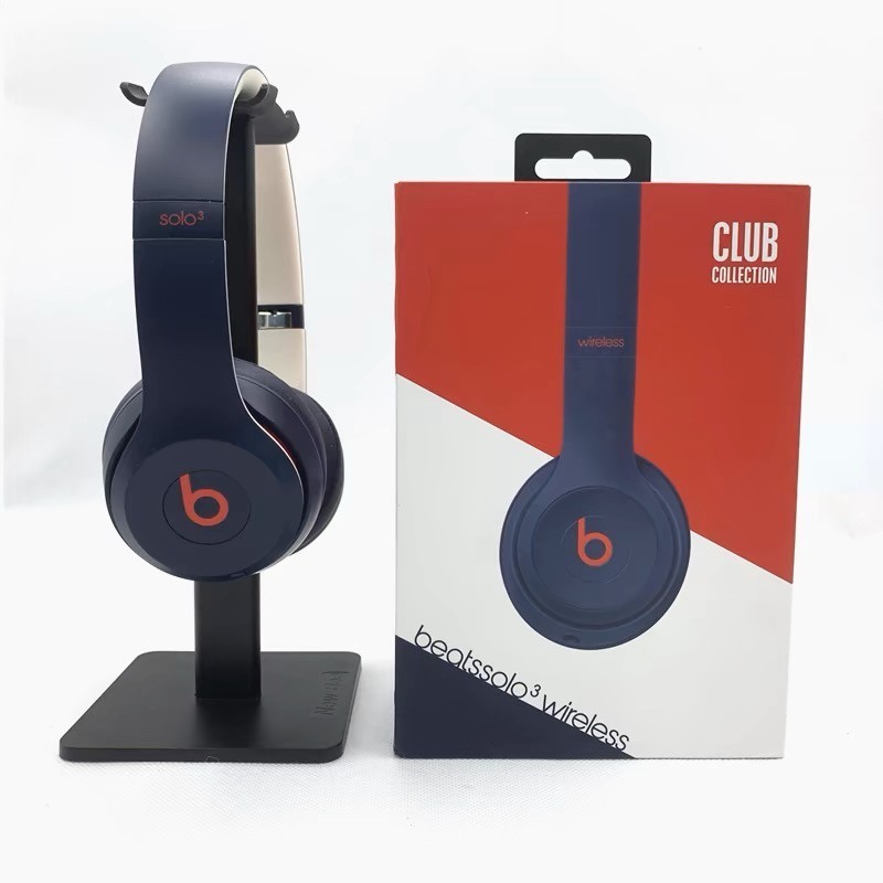 New Sealed Beats Solo3 Wireless Bluetooth On-Ear Headphones - Blue Color