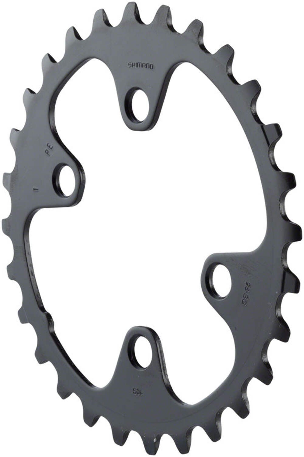 Shimano Deore FC-M6000 Chainring - 28t 10-Speed 64mm Asymmetric BCD 38-28t Set