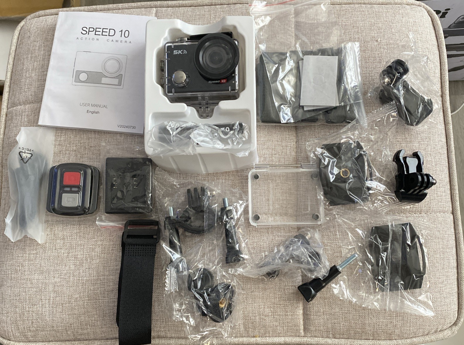 Camera. Speed 10 Action Camera 5K 30FPS Waterproof Camera Black