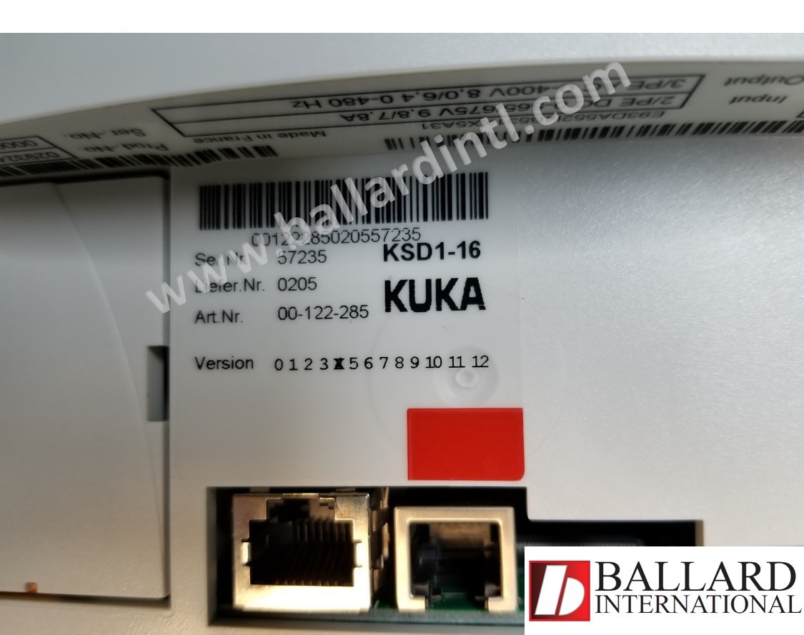 Kuka 00-122-285 KSD1-16 Servo Module UL