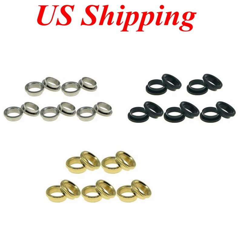 10x Brass Metric M12 Toggle Switch Deep Nut fits Epiphone/Import Toggle Switches