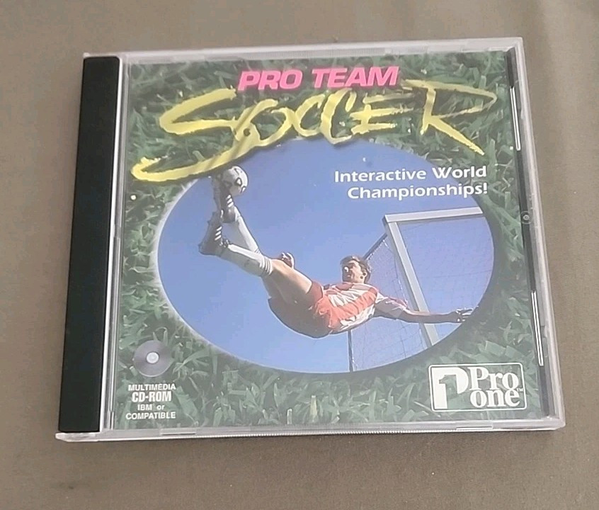CD-ROM PC Windows Pro Team Soccer