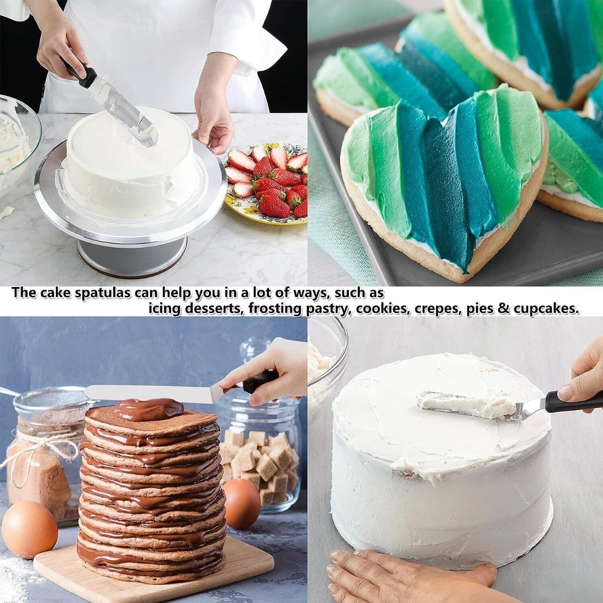 3-Piece Icing Spatula Set