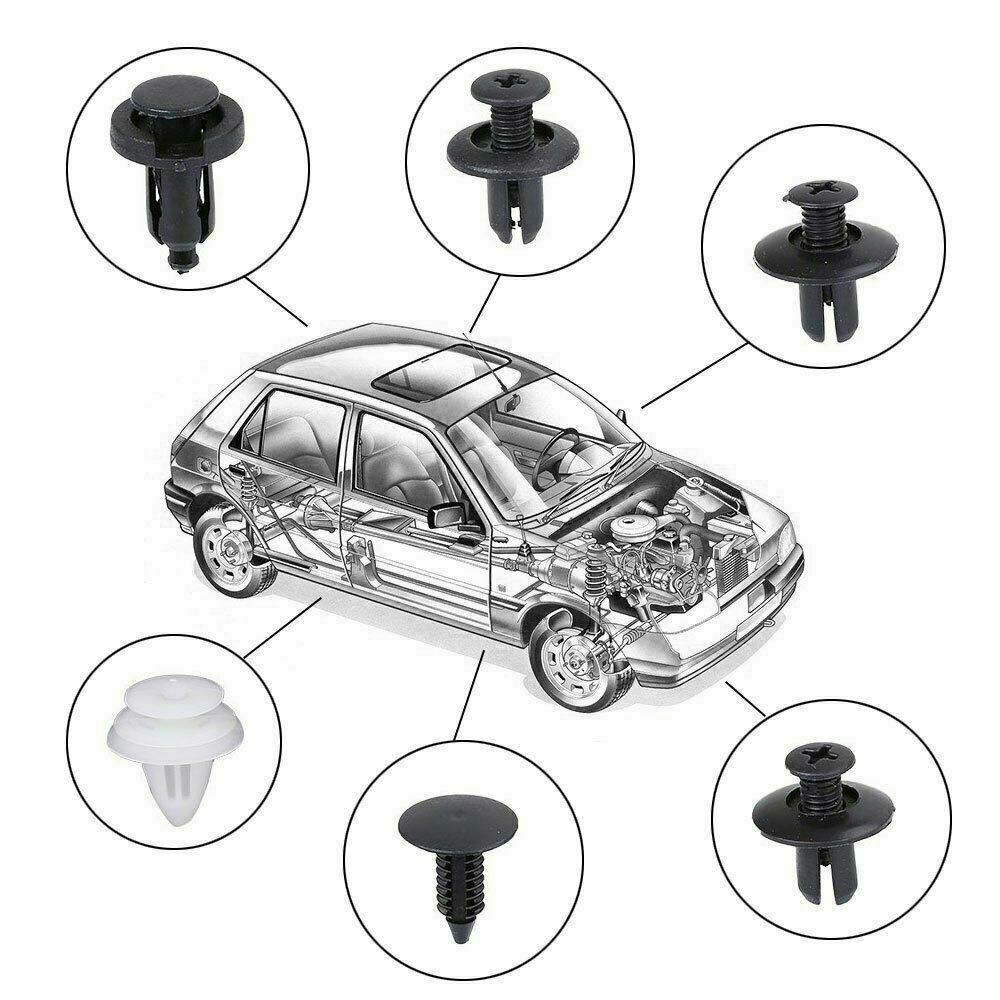 For RAM Dodge Fixing Fastener Kit Bumper Fender Liner Push Retainer Clips 100X