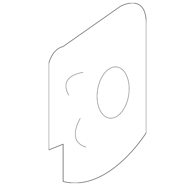 Genuine Nissan Fender Closing Plate Bracket 751E6-JK00A