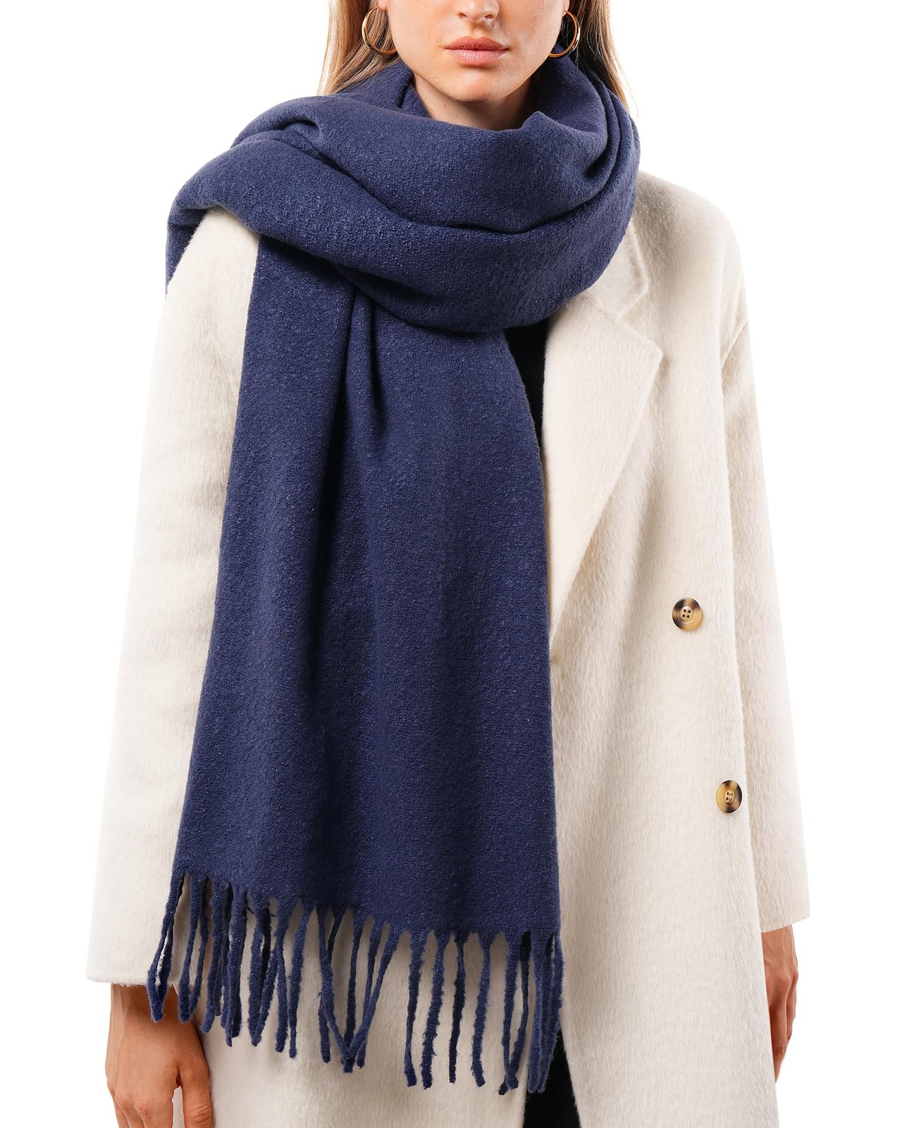 Scarf for Women Men Soft Warm Blanket Scarf Pashmina Shawl Winter Thick Women...