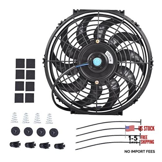 12 Inch Slim Fan Push Pull Electric Radiator Cooling Fan Universal High