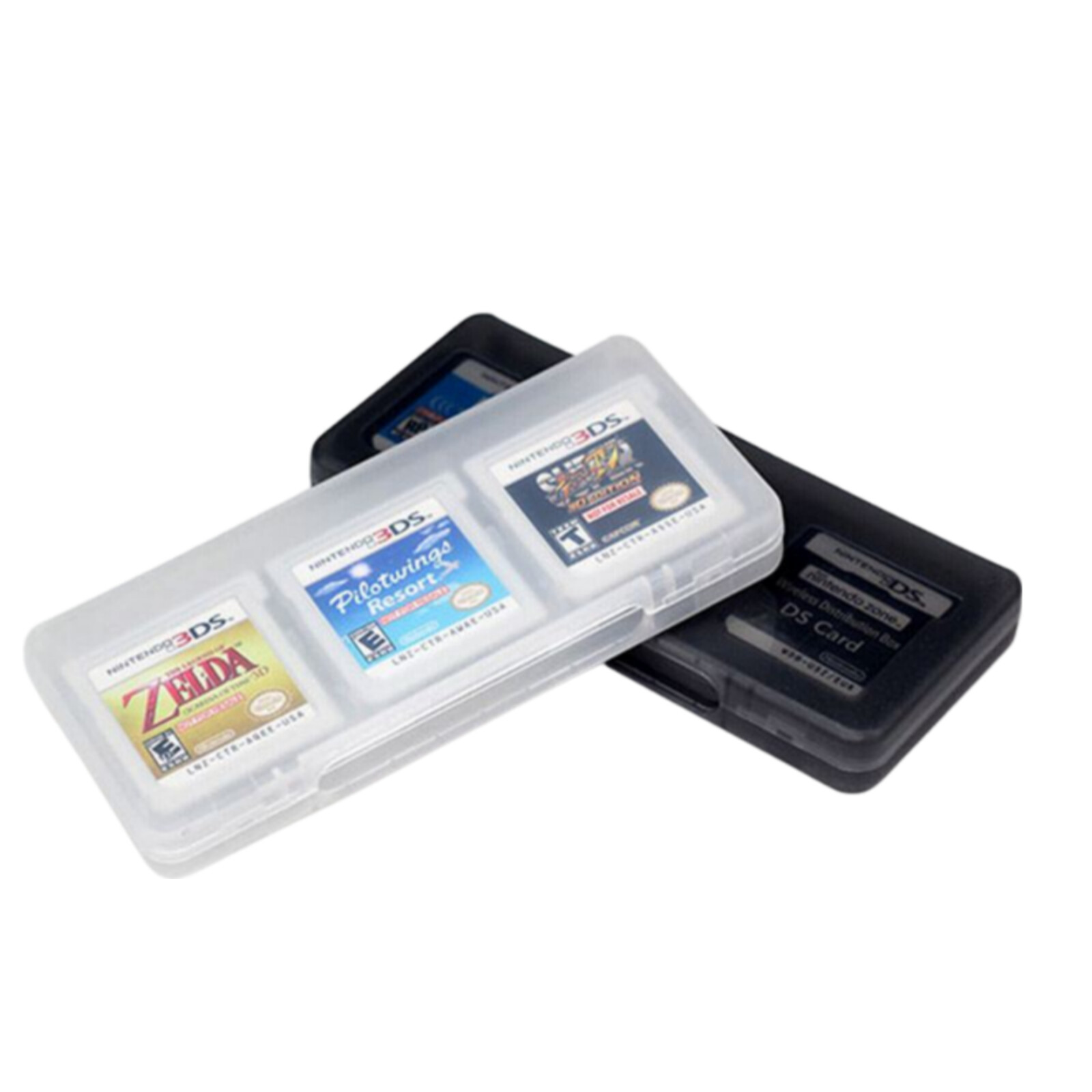 6-IN-1 3DS Cartridge Case Holder Nintendo DS Game Card Storage Box 2DS DS Lite