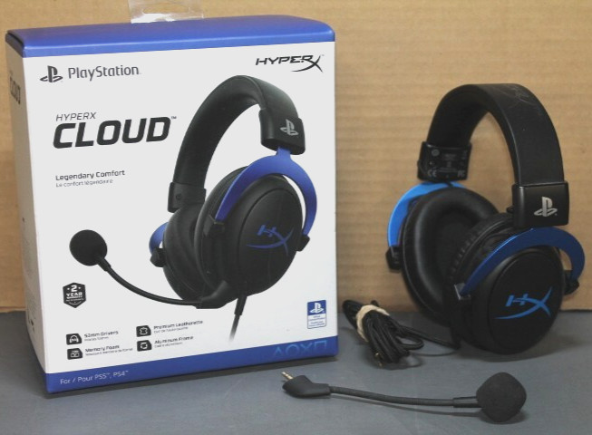 New HyperX Cloud Wired Legendary Comfort Gaming Headset for PlayStation 4/5 & PC