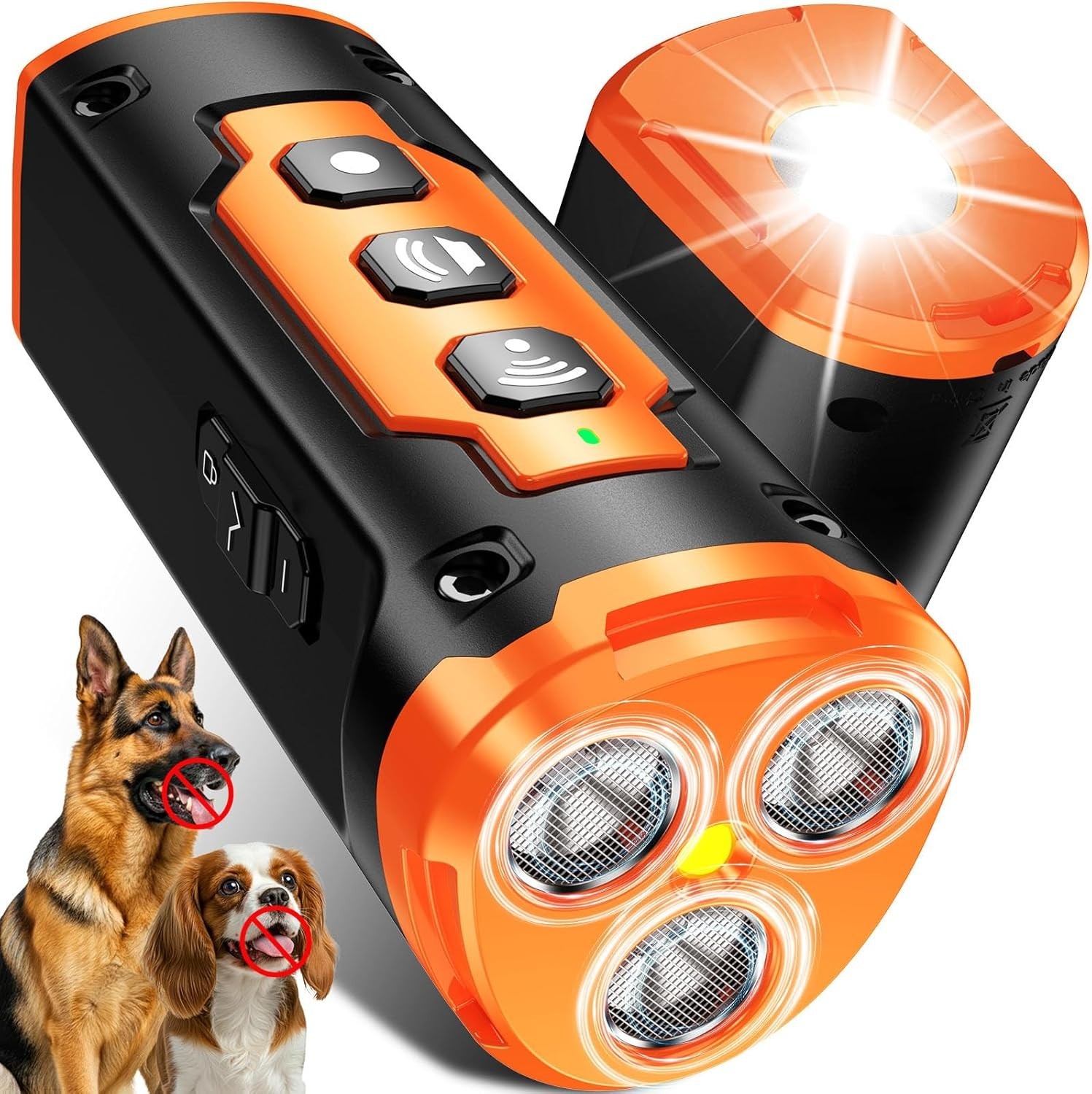 Ultrasonic Dog Bark Deterrent Devices Anti Barking Control Training Rechargeable